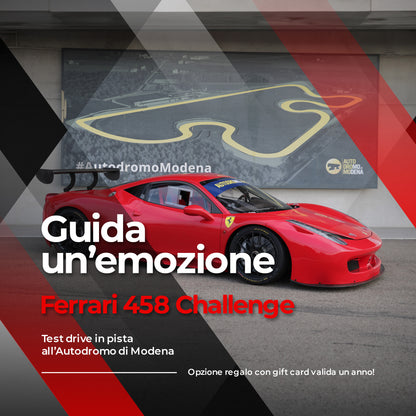 Esperienza in pista Racetrack Ferrari 458 Challenge