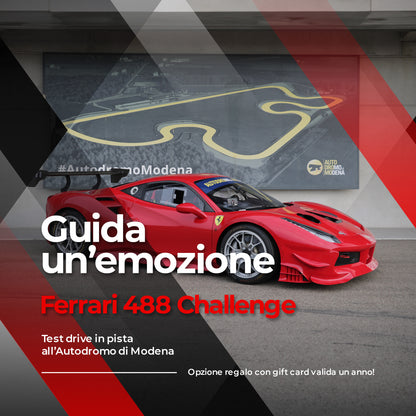 Esperienza in pista Racetrack Ferrari 488 Challenge