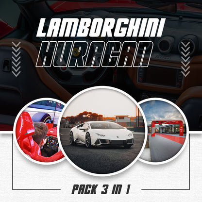 Pack Lamborghini Huracán Driving Experience + Ferrari Museums + F1 Simulator